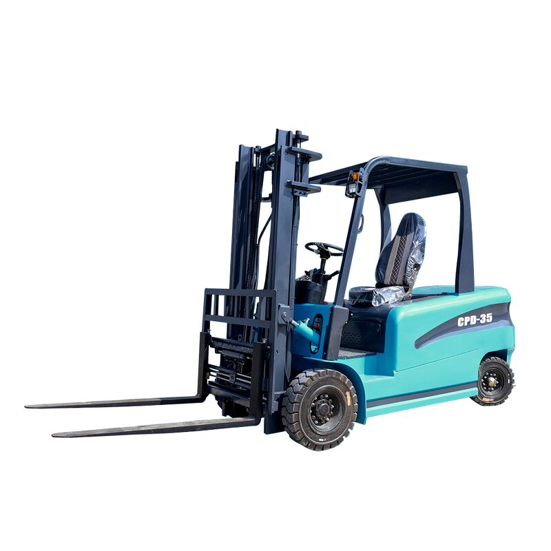 Electrical Forklift Factory - Uni-Silent 3.5Ton 3500kgs Warehouse Handling 4 Wheel Montacargas