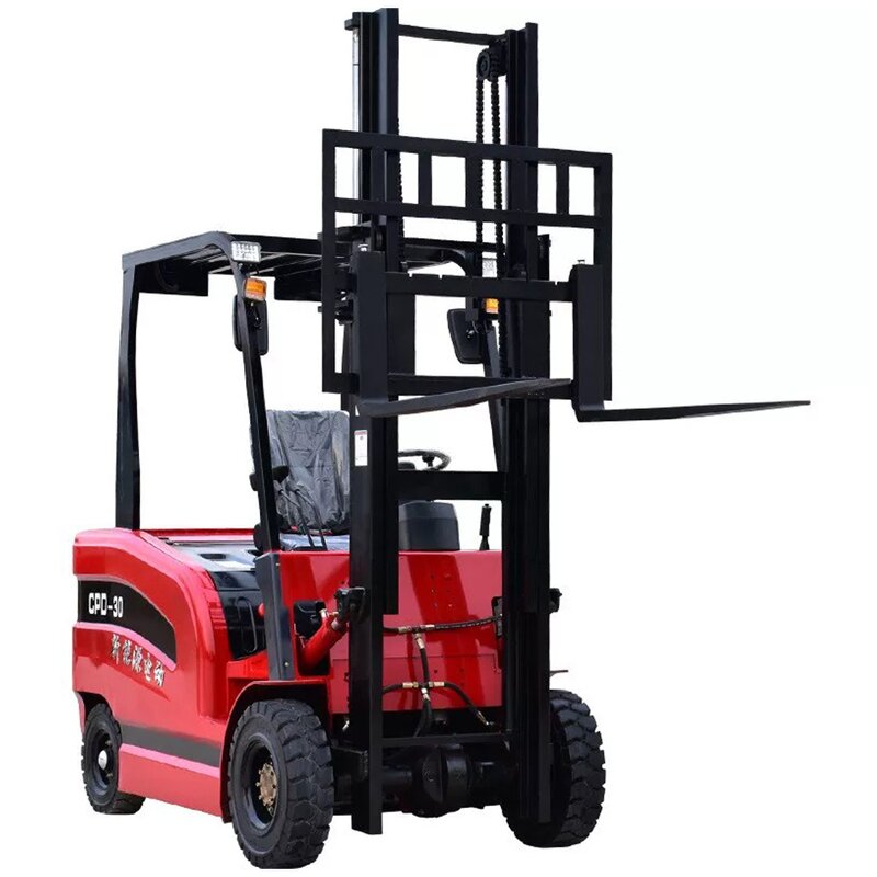 Electric Forklift Manufacturer - Uni-Silent 3 Ton 4WD Lead-Acid Counterbalance with Pneumatic Tires