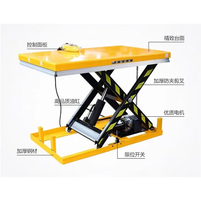 Heavy Duty Electric Scissor Lift Table Factory - Uni-Silent 1000kgs for Warehouse CE Certified