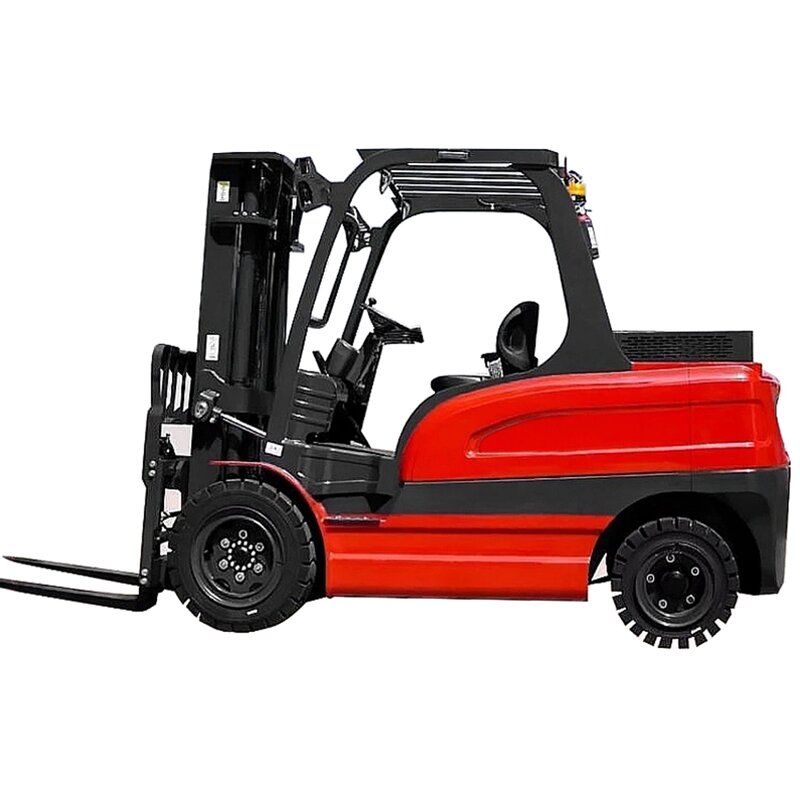 Counterbalance Forklift Manufacturer - Uni-Silent 5 Ton Truck Machine All Rough Terrain