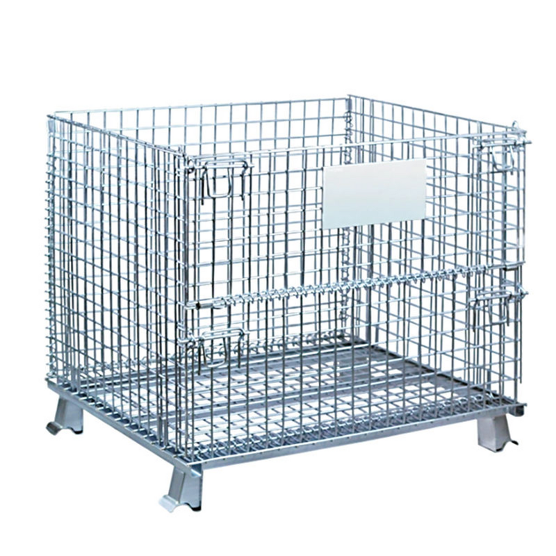 Collapsible Steel Wire Container Manufacturer - Uni-Silent Heavy Duty Logistics Cage Roll Cart