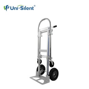Folding Platform Wagon Factory - Uni-Silent 250kg Heavy Duty 2-in-1 Hand Truck Industrial Steel