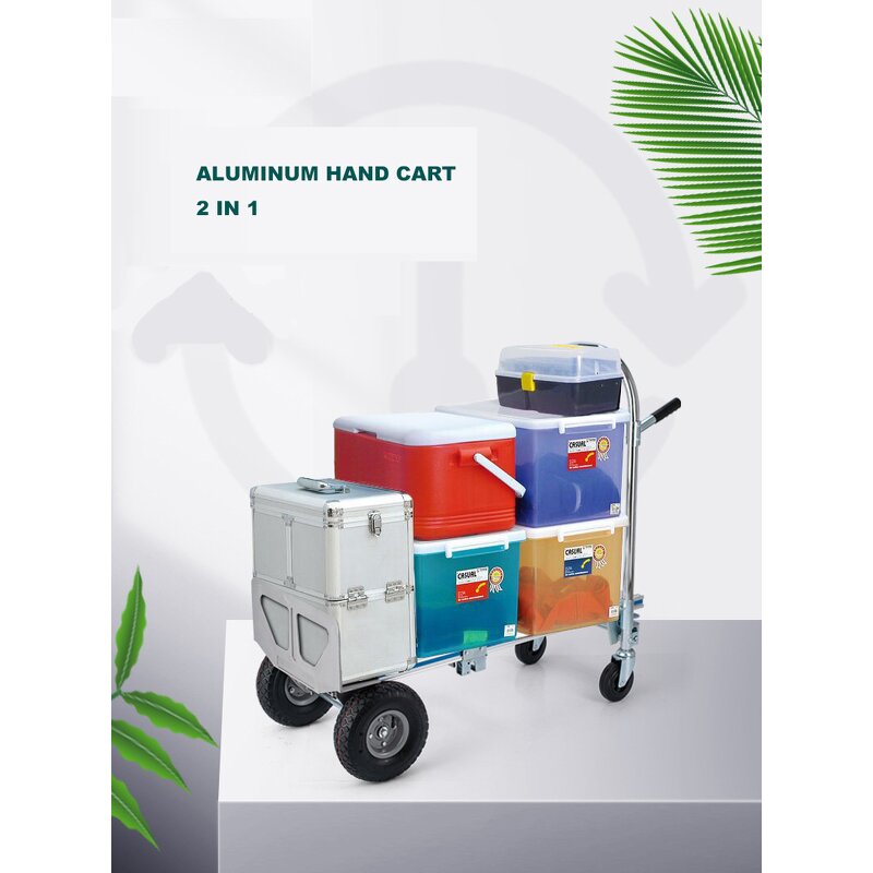 Folding Platform Hand Wagon Factory - Uni-Silent 250kg Heavy Duty 2-in-1 Truck Industrial Steel