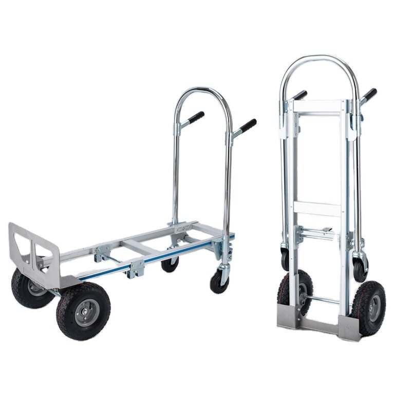 Heavy Duty Hand Truck Supplier - Uni-Silent 250kgs 3-in-1 Industrial Foldable Push Cart Folding