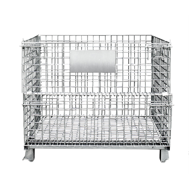 Industrial Foldable Storage Cage Manufacturer - Uni-Silent Welding Screen Processing Steel Stillage