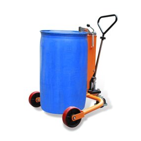Manual Truck Mover Factory - Uni-Silent 450kg Hand Oil Drum Lifting Machine Trolley Tools