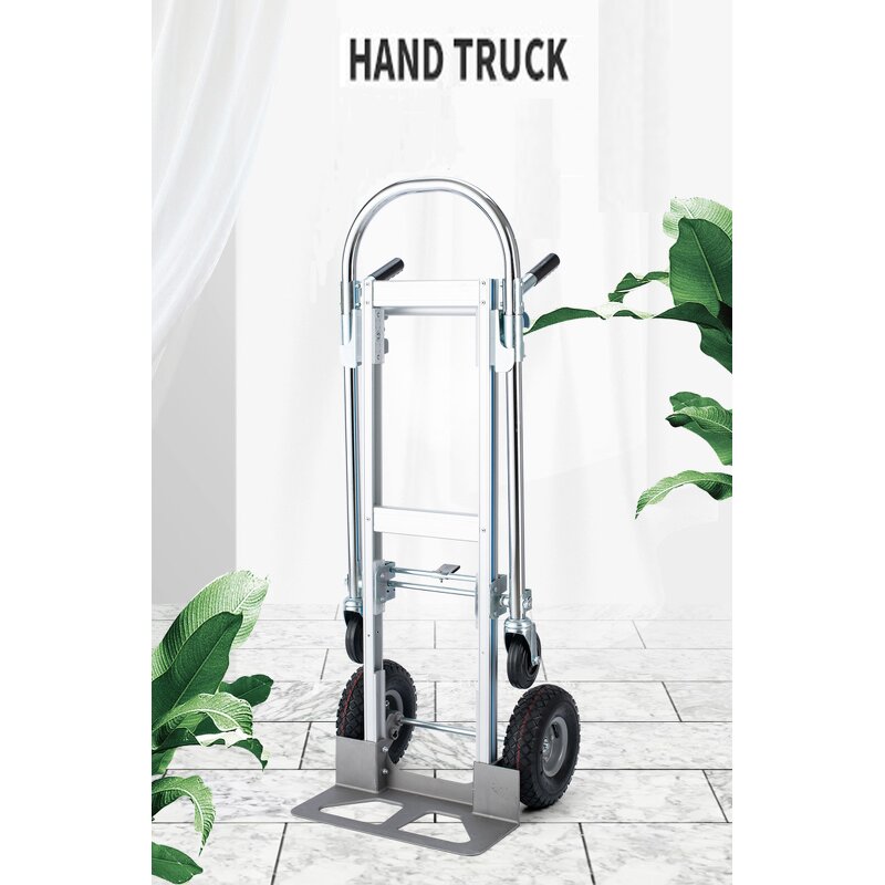 Heavy Duty Hand Truck Supplier - Uni-Silent 250kgs 3-in-1 Industrial Foldable Push Cart Folding