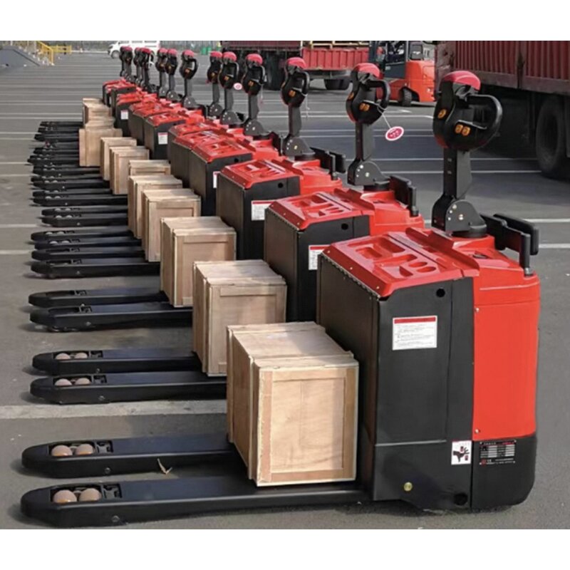 Electric Pallet Jack Supplier - Uni-Silent 2 Ton 4400lbs Lead-Acid Hydraulic 4WD Side Shifter