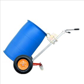 Manual Truck Mover Manufacturer - Uni-Silent 450kg Hand Lifting Machine Oil Drum Carrier Stacker