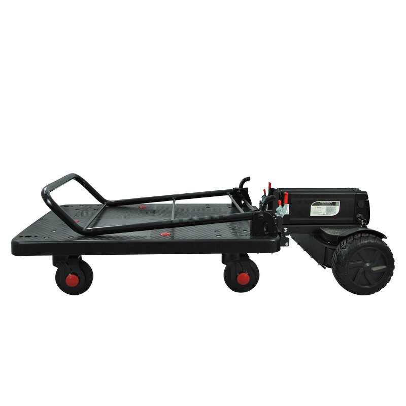 Electric Plastic Trolley Manufacturer - Uni-Silent 300kgs Heavy Duty Warehouse Logistics