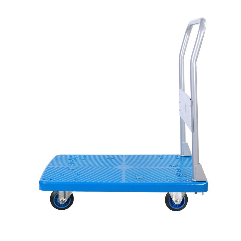 Hand Trolley Factory - Uni-Silent 150kg Fix Handle Platform Trolley Industrial Moving