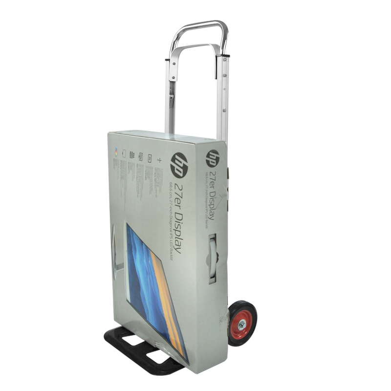 Customized Aluminum Portable Trolley Factory - Uni-Silent 90kgs Foldable Telescopic Handle Wheels
