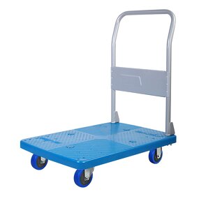 Hand Trolley Factory - Uni-Silent 150kg Fix Handle Platform Trolley Industrial Moving