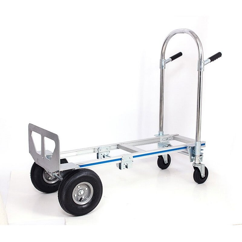 Heavy Duty Industrial Hand Push Cart Manufacturer - Uni-Silent 250kg 2 in 1 Folding Platform Truck