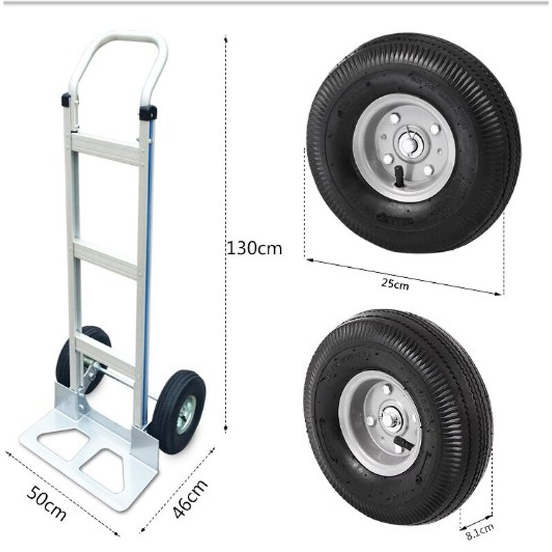 Two-wheel Folding Hand Truck Supplier - Uni-Silent 250kgs Straight-Back Frame Trucks