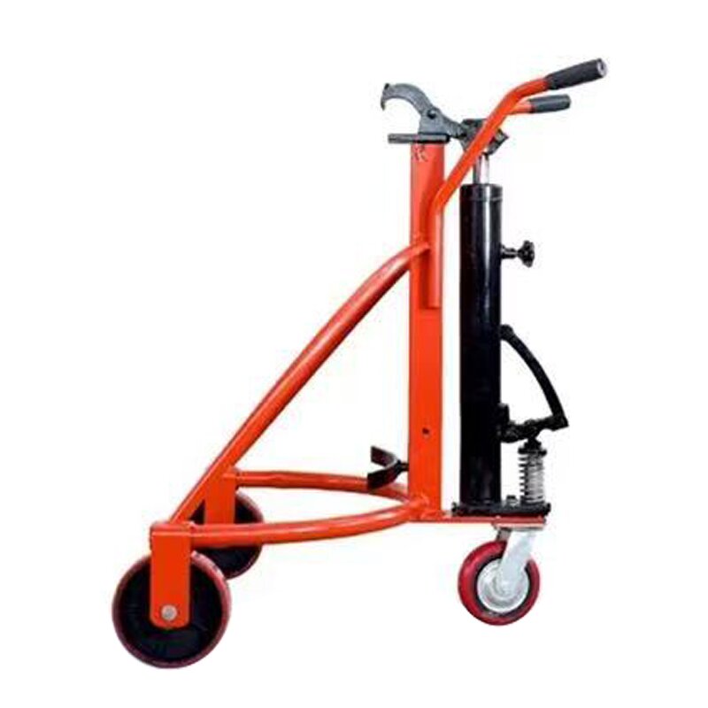 Oil Drum Truck Manufacturer - Uni-Silent Manual 450kg Hand Oil Drum Lifting Machine Trolley