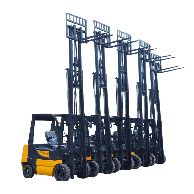 Electric Forklift Manufacturer - Uni-Silent 3 Ton 4WD Lead-Acid Counterbalance with Pneumatic Tires