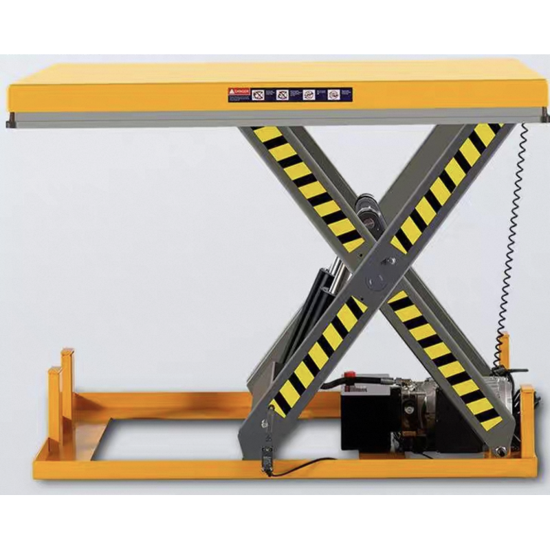 Stationary Scissor Lift Table Manufacturer - Uni-Silent 200kg Capacity 1700x850mm Hydraulic Steel