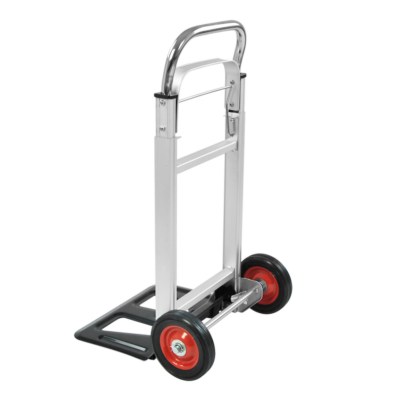 Customized Aluminum Portable Trolley Factory - Uni-Silent 90kgs Foldable Telescopic Handle Wheels