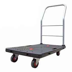 Plastic Portable Platform Trolley Manufacturer - Uni-Silent 100kgs Capacity Hand Truck Hand Cart