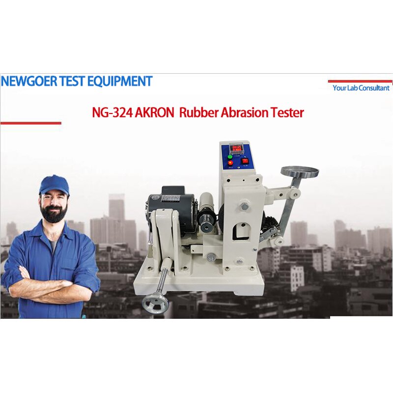 AKRON Abrasion Tester Factory - ISO 4649 for Rubber & Shoe Sole Abrader