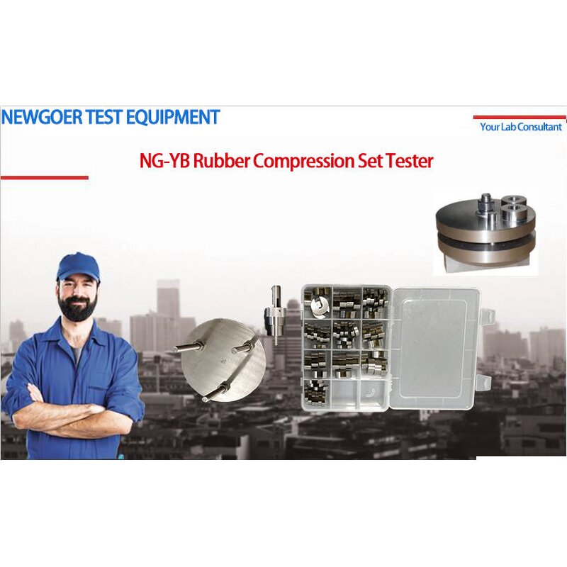 Rubber Compression Deformation Tester Supplier - ASTM-D395 ISO815 Permanent Test