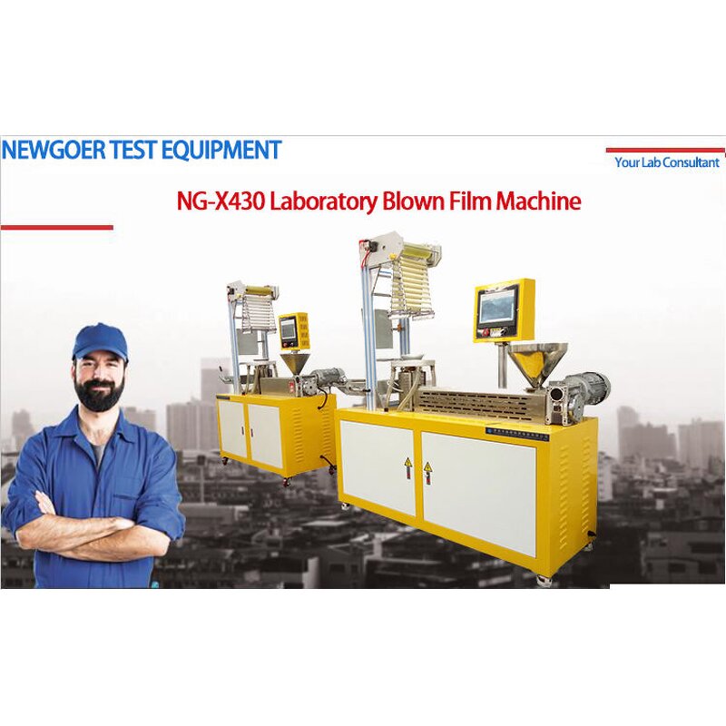 Blown Film Extrusion Machine Supplier - Lab Mini for HDPE PE PLA Manufacturing