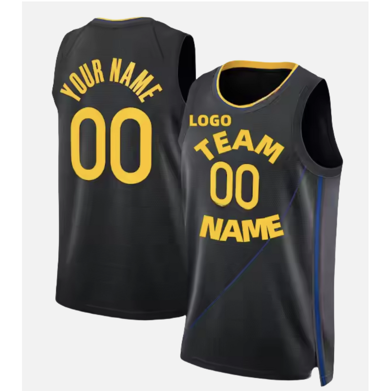 Basketball Jerseys Manufacturer - Golden State #3/#22/#11/#23 Plus Size 100% Polyester