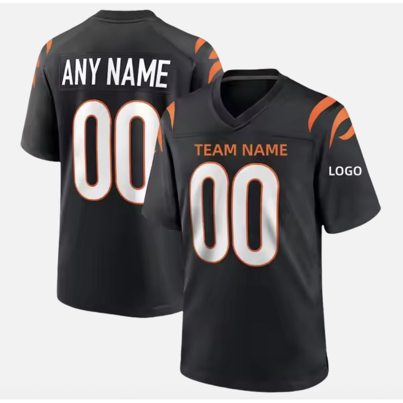 American Football Jersey Factory - New Hot Selling Plus Size #9 #1 #94 Unisex Black