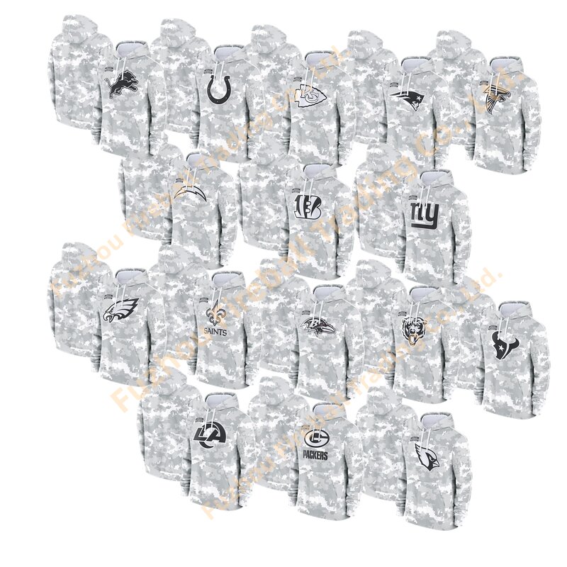 American Football Hoodie Supplier - New Salute to Service Club Arctic Camo Winter