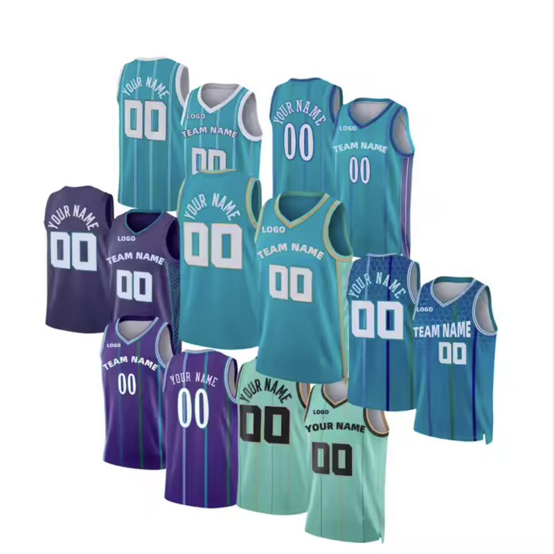 American Basketball Jersey Factory - Hot Sale Best Quality #12 #13 Stitched Breathable