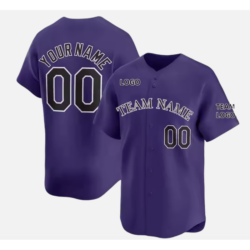 Embroidered Baseball Jersey Factory - 2025 New Wholesale Best Quality Hot Sale Team Colors