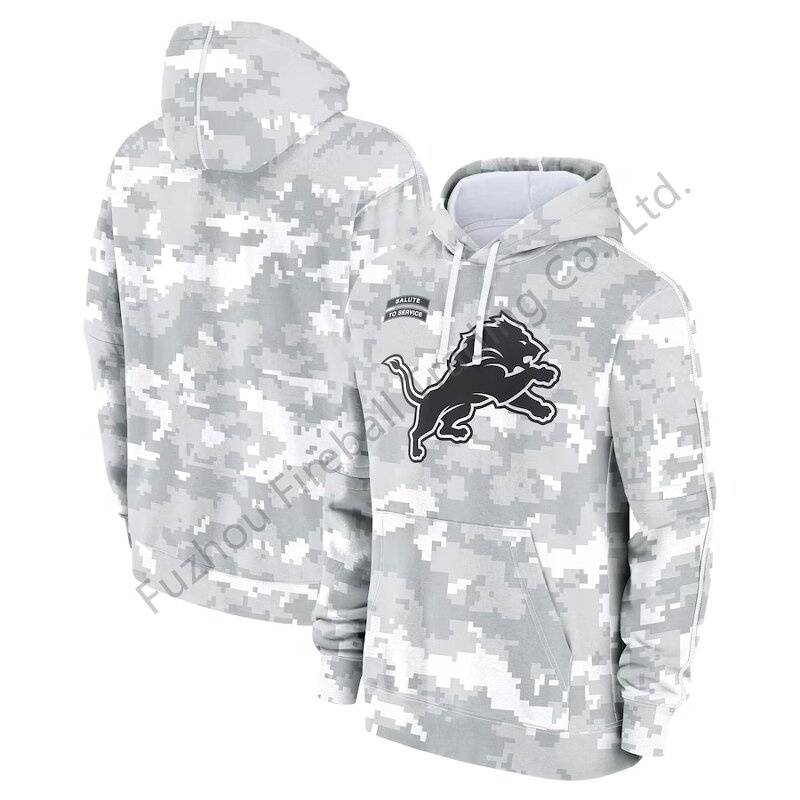 American Football Hoodie Supplier - New Salute to Service Club Arctic Camo Winter