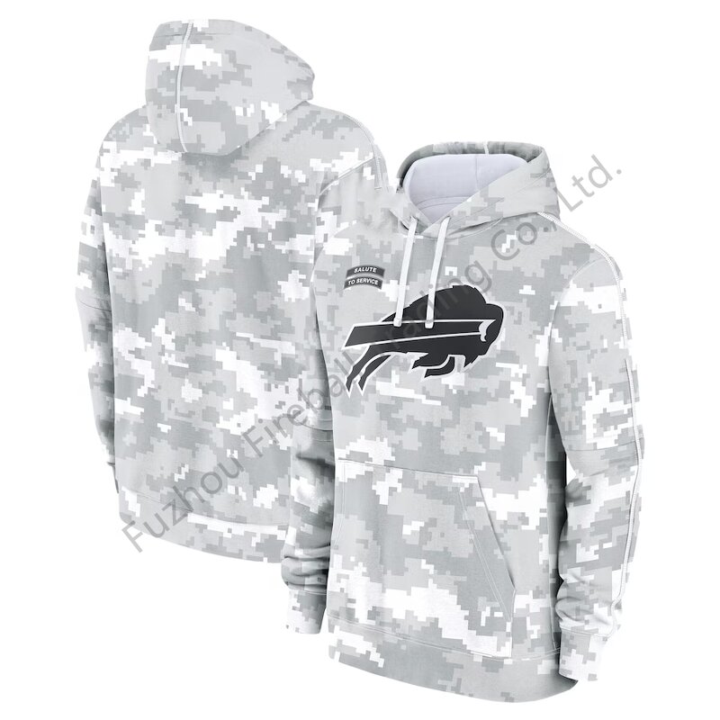 American Football Hoodie Supplier - New Salute to Service Club Arctic Camo Winter