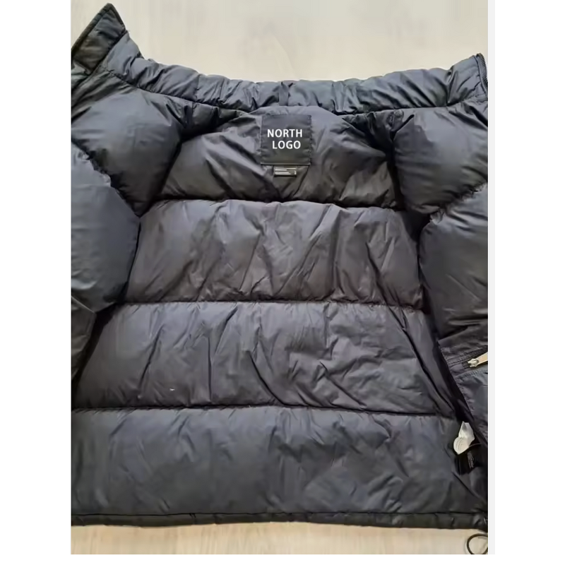 Custom Men's Down Coat Supplier - 2026 Luxury North-Face Long High Quality Plain Hooded