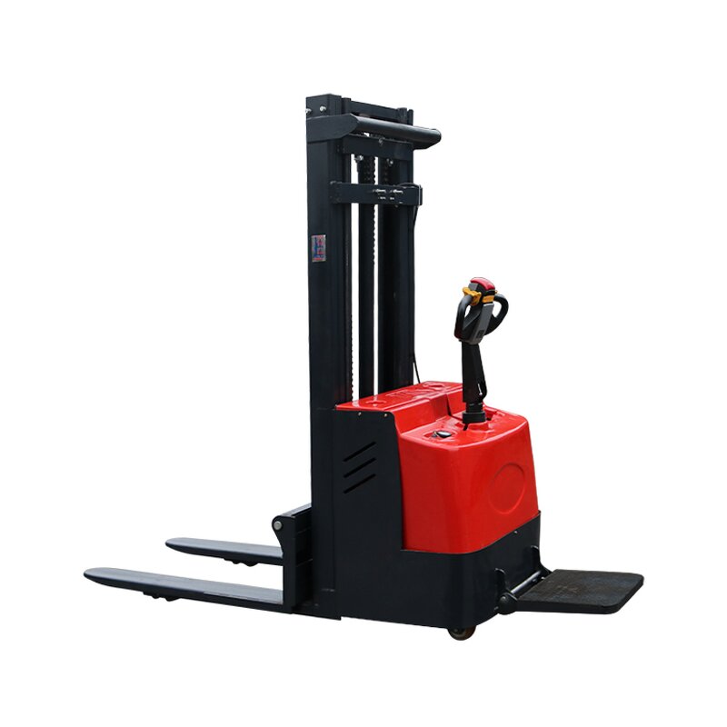Electric Pallet Stacker Supplier - Full Electric with Solid Tires 1000mm Fork 680mm Width