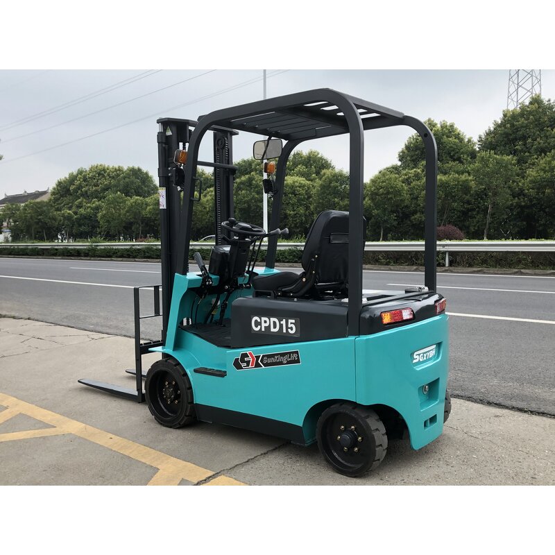 Full Electric Pallet Forklift Supplier - 3380mm Fork Length 180mm Width Side Shifter