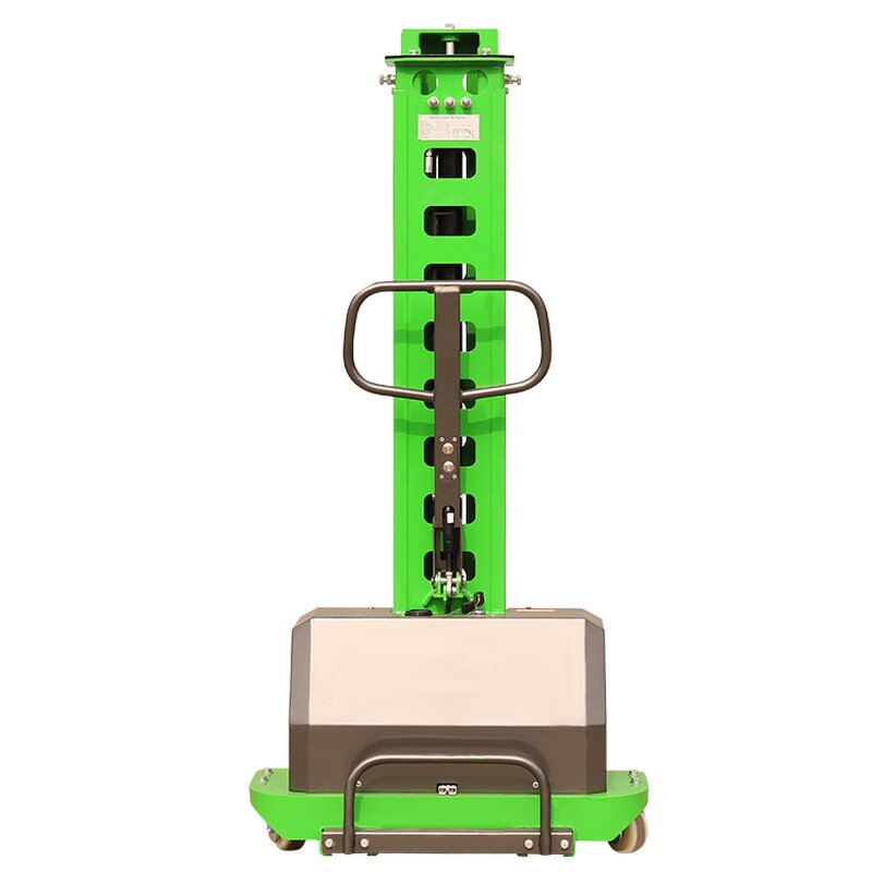 Electric Car Lifter Supplier - Mini Hand Stacker Semi Electric Self-lifting 850/1150mm Fork