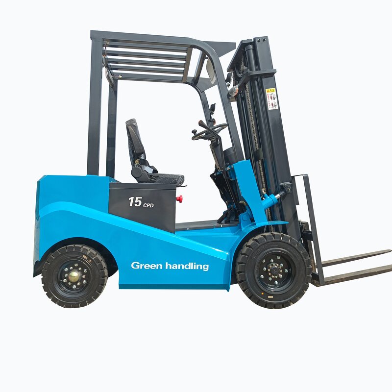 4 Wheel Electric Forklift Factory - Large Wheel Full Electric Pallet Four Big Tyres