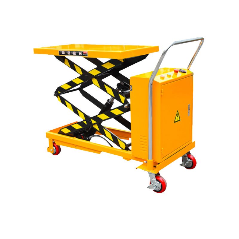Electric Boom Lift Table Factory - JICHUAN with Adjustable Size 750x500x50mm-1200x610x50mm