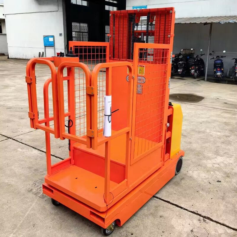 Warehouse Equipment Order Picker Factory - Hot Selling 200KG Semi Electric Full Electric 6.5m Working Height