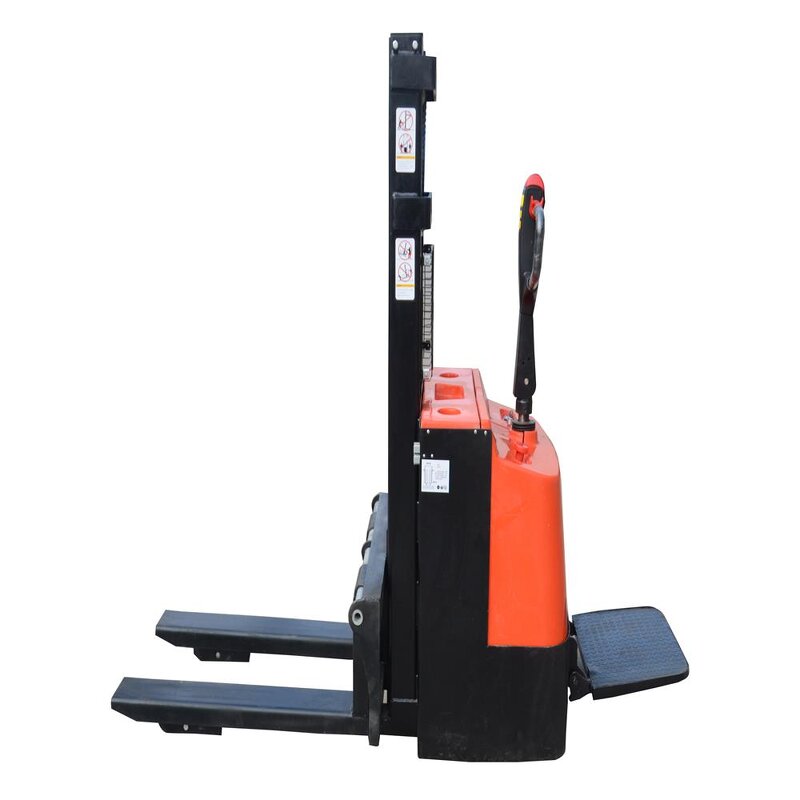 Electric Pallet Stacker Supplier - Full Electric with Solid Tires 1000mm Fork 680mm Width