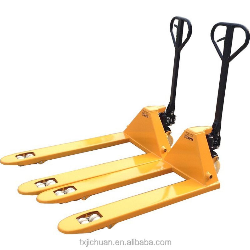 Hand Pallet Truck Factory - High Quality Jichuan with 80mm Fork Height PU/NYLON Wheels