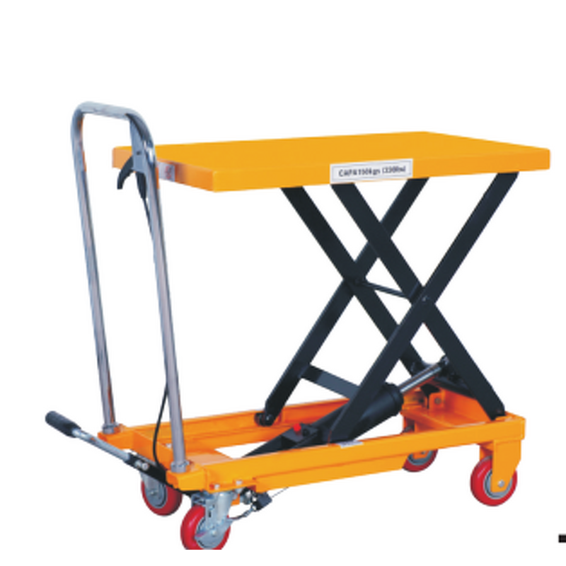 Hydraulic Scissors Lift Platform Factory - Jichuan Hand Operated Manual Lift Tables 910x500x52mm Jiangsu