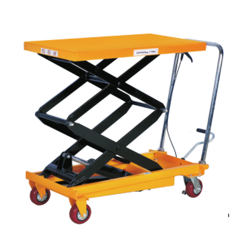 Hydraulic Scissors Lift Platform Factory - Jichuan Hand Operated Manual Lift Tables 910x500x52mm Jiangsu