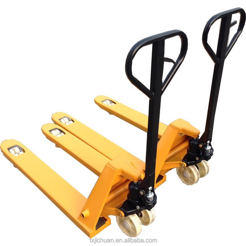 Hand Pallet Truck Factory - High Quality Jichuan with 80mm Fork Height PU/NYLON Wheels