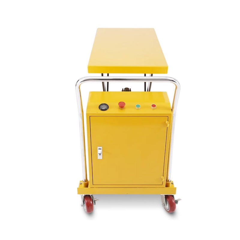 Electric Boom Lift Table Factory - JICHUAN with Adjustable Size 750x500x50mm-1200x610x50mm