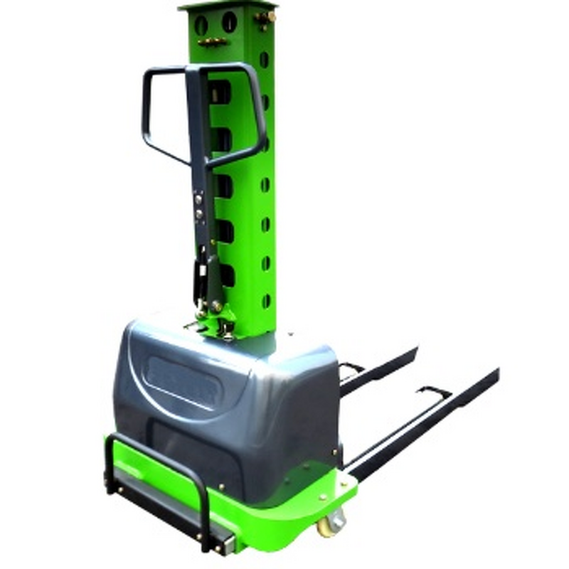 Semi Electric Retractable Lifting Stacker Factory - 700kg Self Loading Stacker 1100mm