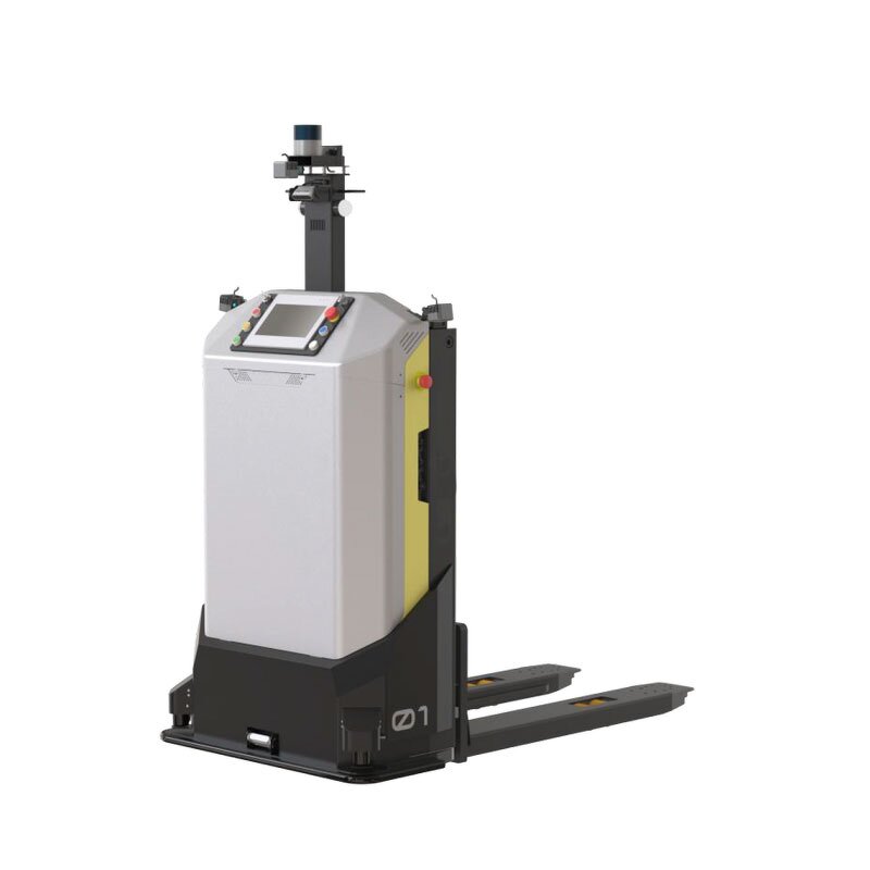 AGV Pallet Stacker Factory - Laser Guided Standard Tray Handling Vehicle