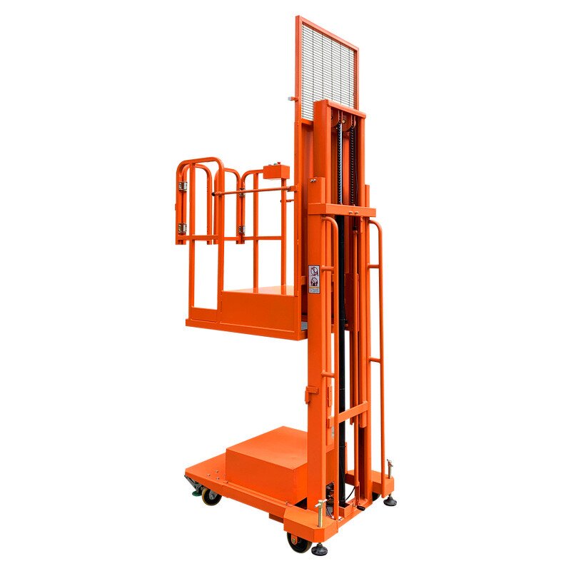 Warehouse Equipment Order Picker Factory - Hot Selling 200KG Semi Electric Full Electric 6.5m Working Height